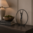 Riley Sculpture - Black Zin Alloy by Liang & Eimil