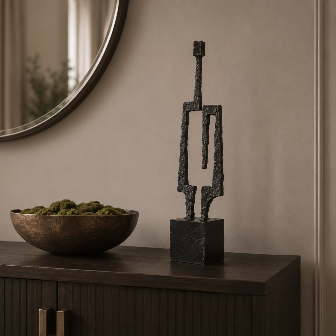 Rowen Sculpture Black Cast Alloy by Liang & Eimil