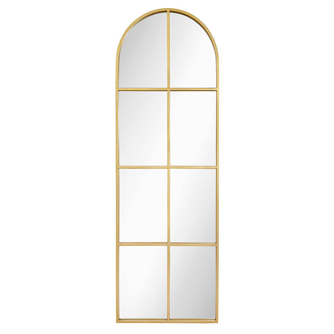 Roxi Gold Arched Wall Mirror by RV Astley