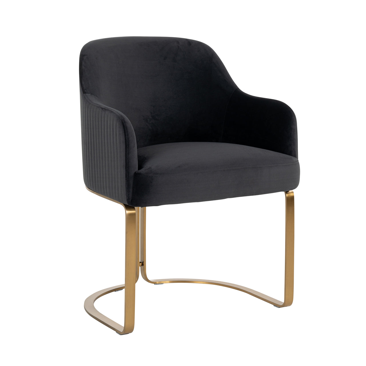Dining chair Hadley quartz anthracite fire retardant by Richmond Interiors