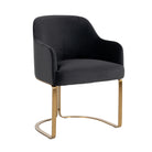 Dining chair Hadley quartz anthracite fire retardant by Richmond Interiors