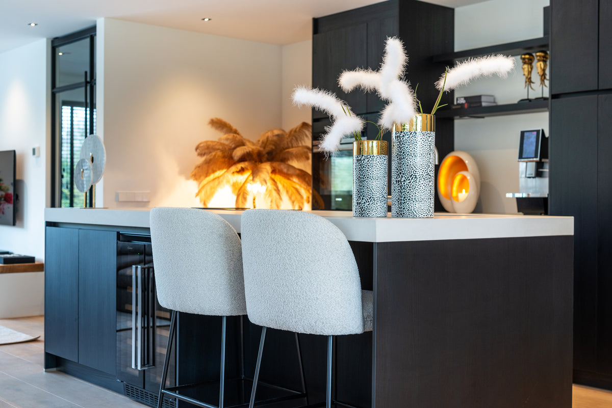 Counter stool Pullitzer brown tweed by Richmond Interiors