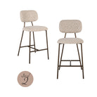 Xenia Beige Leopard Counter Stool (Set of 2) by Richmond Interiors
