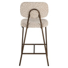 Xenia Beige Leopard Counter Stool (Set of 2) by Richmond Interiors