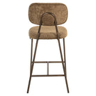 Counter stool Xenia brandy fusion fire retardant (Set of 2) by Richmond Interiors