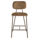 Counter stool Xenia brandy fusion fire retardant (Set of 2) by Richmond Interiors