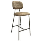 Counter stool Xenia brandy fusion fire retardant (Set of 2) by Richmond Interiors