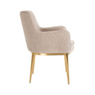 Dining chair Breeze khaki velvet fire retardant (Set of 2) by Richmond Interiors