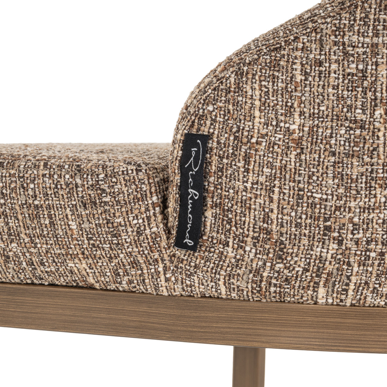 Bar stool Bolton brown tweed (Set of 2) by Richmond Interiors