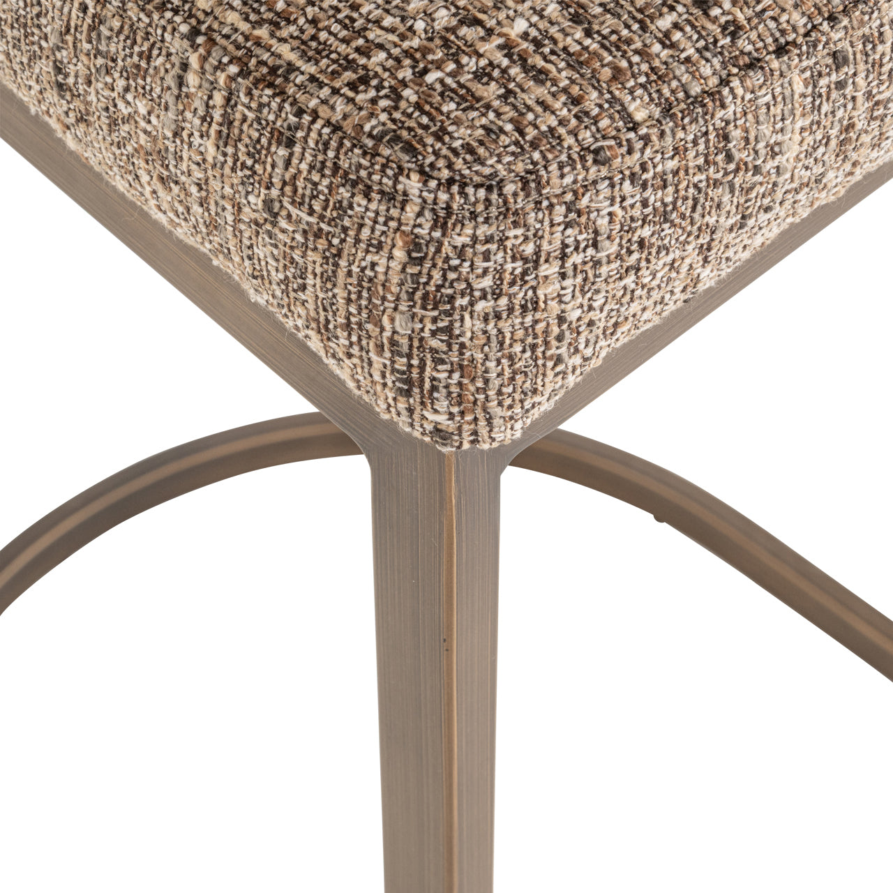 Bar stool Bolton brown tweed (Set of 2) by Richmond Interiors