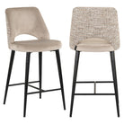 Counter stool Tabitha trendy nature fire retardant by Richmond Interiors