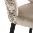 Counter stool Tabitha trendy nature fire retardant by Richmond Interiors