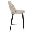 Counter stool Tabitha trendy nature fire retardant by Richmond Interiors