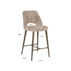 Counter stool Delphine lovely nature fire retardant by Richmond Interiors