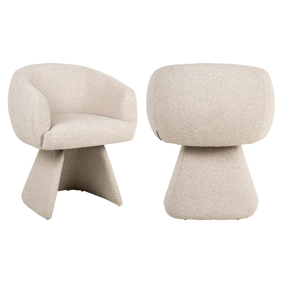 Dining chair Quiriro biscotti swivel by Richmond Interiors