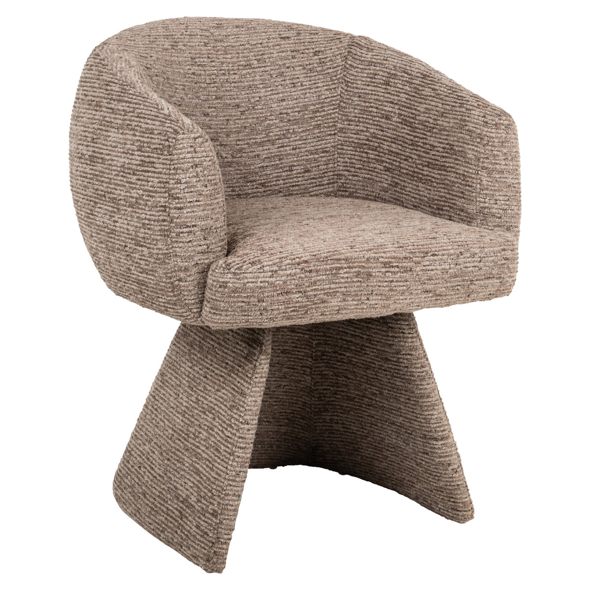 Dining chair Quiriro mocca linear swivel by Richmond Interiors