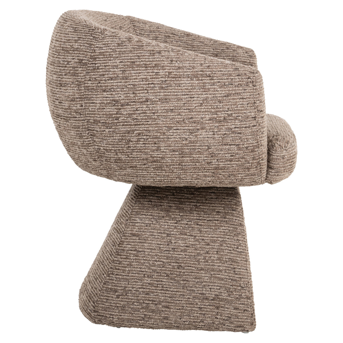 Dining chair Quiriro mocca linear swivel by Richmond Interiors