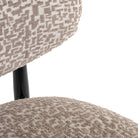 Dantes Natural Geo Bar stool by Richmond Interiors