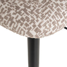 Dantes Natural Geo Bar stool by Richmond Interiors