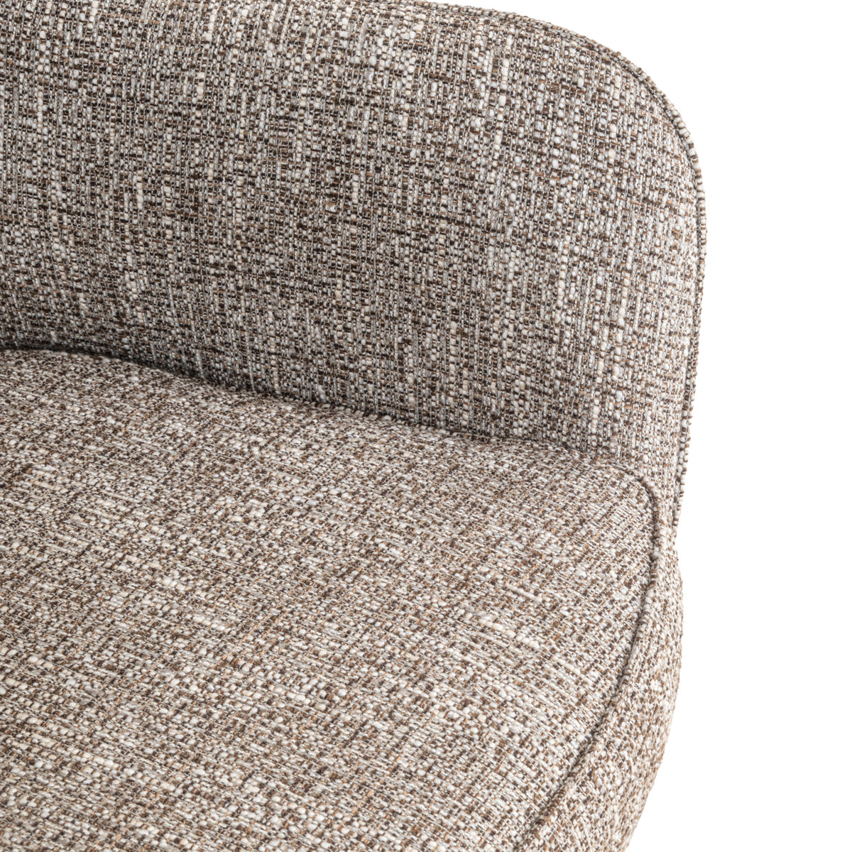 Dining chair Ginerva earth tweed swivel by Richmond Interiors