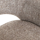 Dining chair Ginerva earth tweed swivel by Richmond Interiors