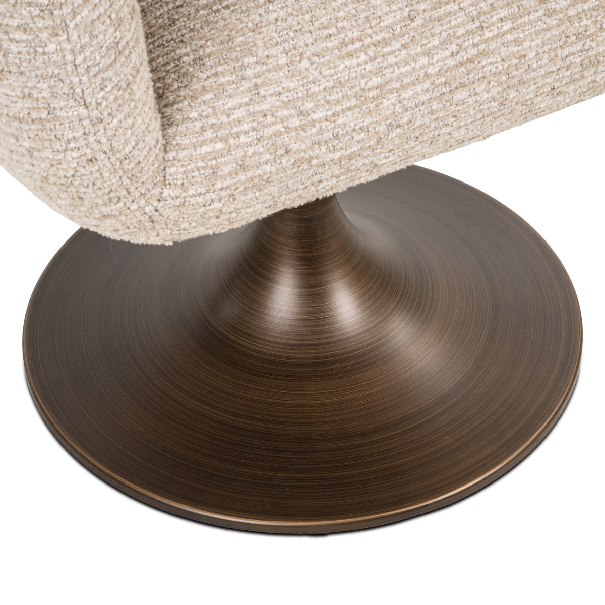 Dining chair Aldo natural linear swivel by Richmond Interiors