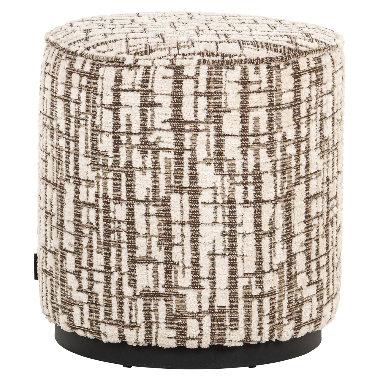 Pouffe & Footstool Lexie cream 45Ø by Richmond Interiors