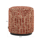 Pouffe & Footstool Lexie terra 45Ø by Richmond Interiors