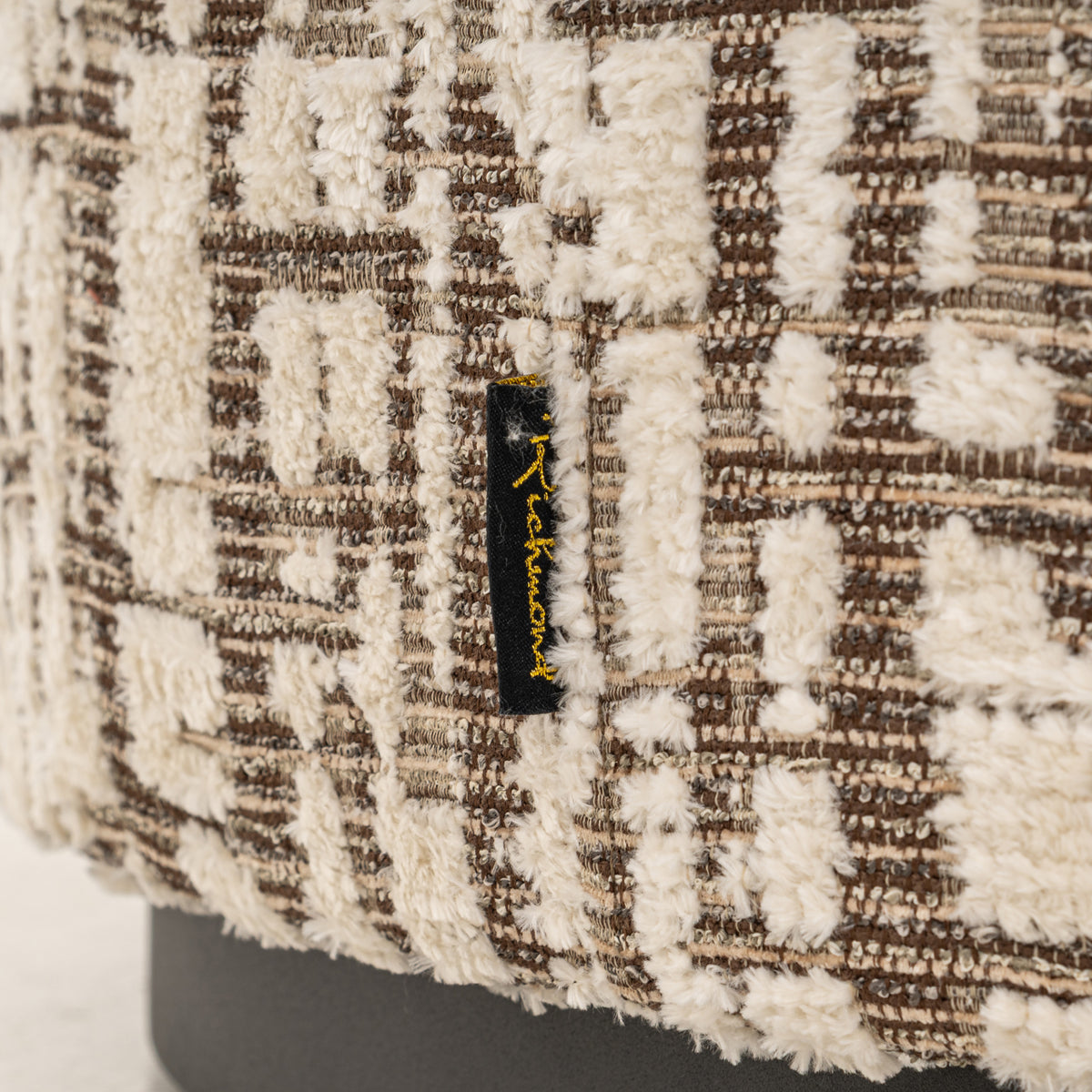 Pouffe & Footstool Lexie cream 70Ø by Richmond Interiors