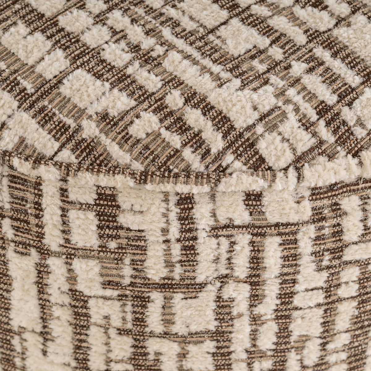 Pouffe & Footstool Lexie cream 70Ø by Richmond Interiors