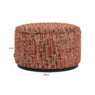 Pouffe & Footstool Lexie terra 70Ø by Richmond Interiors