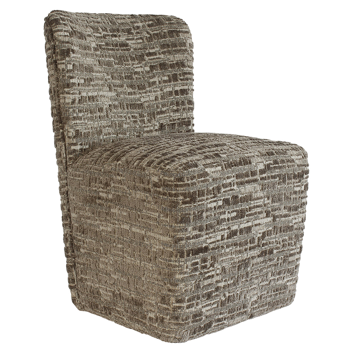 Dining chair Lorain greige on wheels by Richmond Interiors