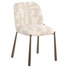 Dining chair Lana beige graffic (Set of 2) by Richmond Interiors