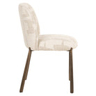 Dining chair Lana beige graffic (Set of 2) by Richmond Interiors