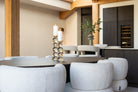 Dining chair Alexis biscotti swivel by Richmond Interiors