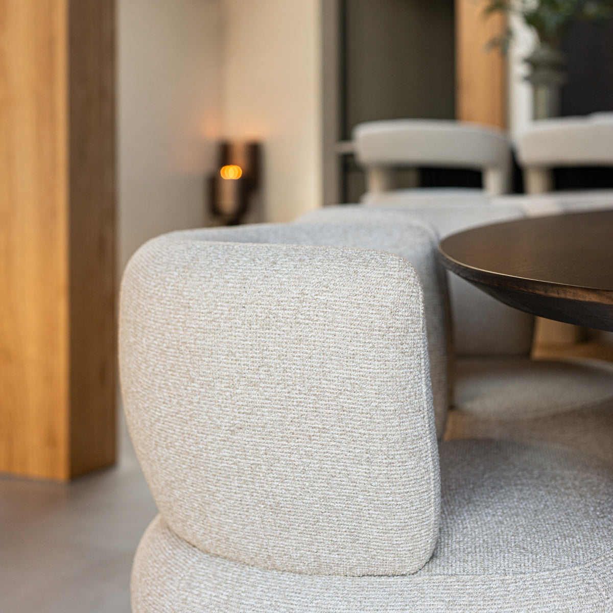 Dining chair Alexis biscotti swivel by Richmond Interiors