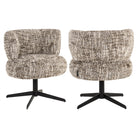 Dining chair Alexis brown omara swivel by Richmond Interiors