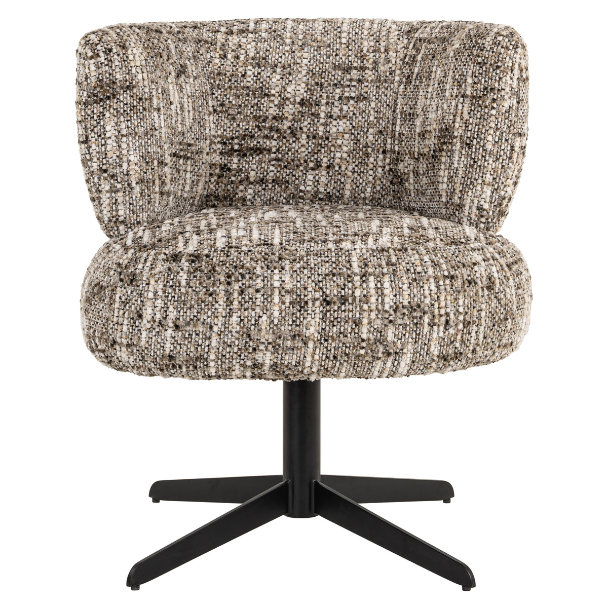 Dining chair Alexis brown omara swivel by Richmond Interiors