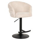 Nikki Niagara Beige Swivel Bar Stool by Richmond Interiors