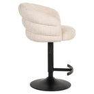 Nikki Niagara Beige Swivel Bar Stool by Richmond Interiors
