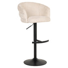 Nikki Niagara Beige Swivel Bar Stool by Richmond Interiors