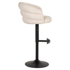 Nikki Niagara Beige Swivel Bar Stool by Richmond Interiors