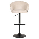 Nikki Niagara Beige Swivel Bar Stool by Richmond Interiors