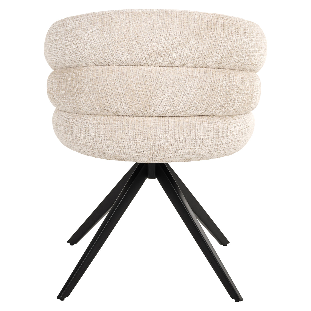 Dining chair Serenity niagara beige swivel fire retardant by Richmond Interiors