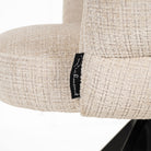 Dining chair Serenity niagara beige swivel fire retardant by Richmond Interiors
