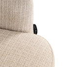 Dining chair Serenity niagara beige swivel fire retardant by Richmond Interiors