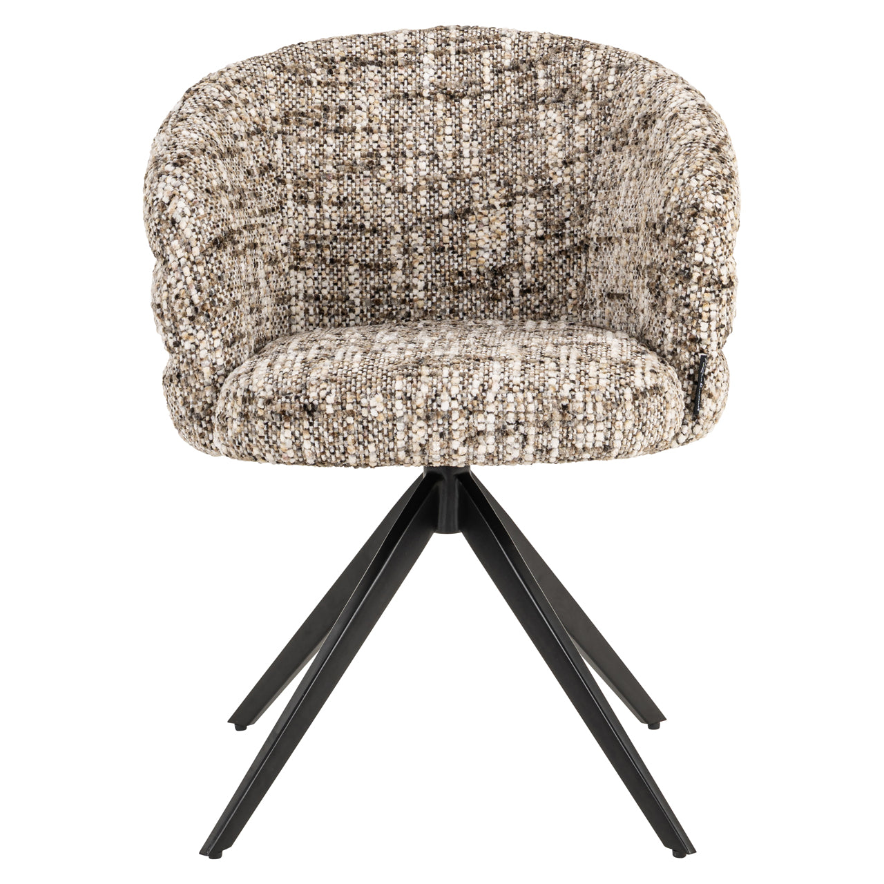 Dining chair Serenity brown omara swivel fire retardant by Richmond Interiors
