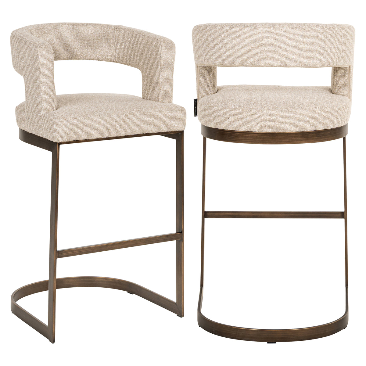 Bar stool Ellis biscotti by Richmond Interiors