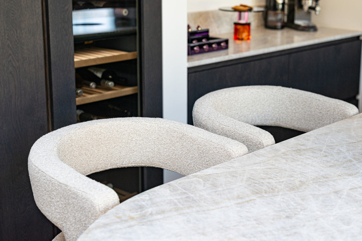 Bar stool Ellis biscotti by Richmond Interiors