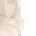 Bar stool Cheyenne beige graffic swivel by Richmond Interiors